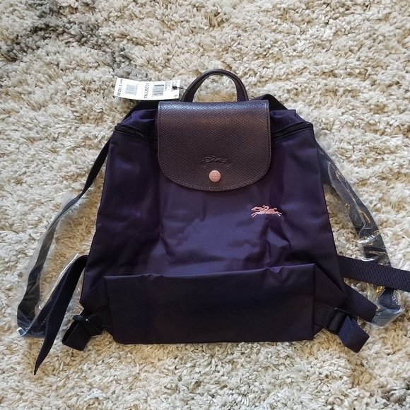 NWT Longchamp Le Pliage Club Backpack - Picture 9 of 11